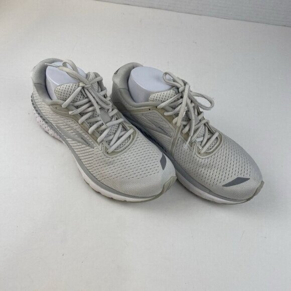 Brooks Womens Adrenaline GTS 20 1202961B153 White Running Shoes Size 10.5 Wide - Picture 15 of 16